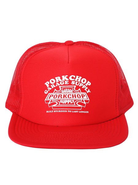 PORKCHOP GARAGE SUPPLY】 3D B&S MESH CAP (メッシュキャップ 