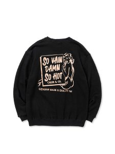 <img class='new_mark_img1' src='https://img.shop-pro.jp/img/new/icons43.gif' style='border:none;display:inline;margin:0px;padding:0px;width:auto;' />【CALEE】 SYNDICATE RETRO GIRL CREW NECK SW (クルーネック スウェット) Black