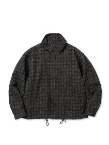 <img class='new_mark_img1' src='https://img.shop-pro.jp/img/new/icons43.gif' style='border:none;display:inline;margin:0px;padding:0px;width:auto;' />CALEE WOOL TWEED STAND JACKET BRITISH WOOL (ĥ ɥ顼㥱å) Black