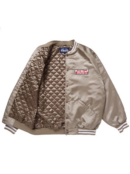 【 PORKCHOP Garage SUPPLY 】 Satin SPORT JKT (サテン スポーツ ジャケット ) Gold - Storage STORE ストレイジストア 宮城県,仙台市,公式通販,セレクトショップ,通販