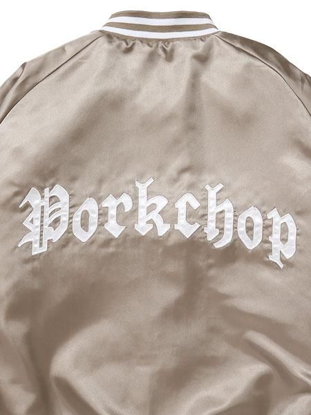 PORKCHOP GARAGE SUPPLY 】 SATIN SPORT JKT (サテン スポーツ