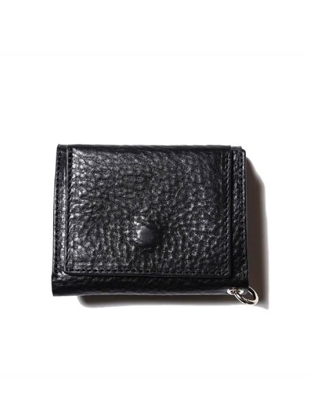 CALEE】 STUDS LEATHER MULTI WALLET (レザーマルチウォレット) Black