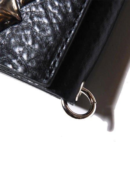 CALEE】 STUDS LEATHER MULTI WALLET (レザーマルチウォレット) Black 