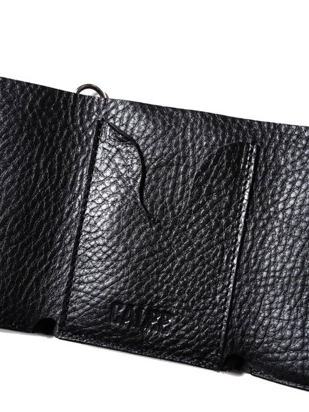 CALEE】 STUDS LEATHER MULTI WALLET (レザーマルチウォレット) Black