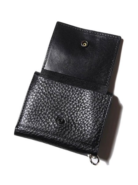 CALEE】 STUDS LEATHER MULTI WALLET (レザーマルチウォレット) Black 