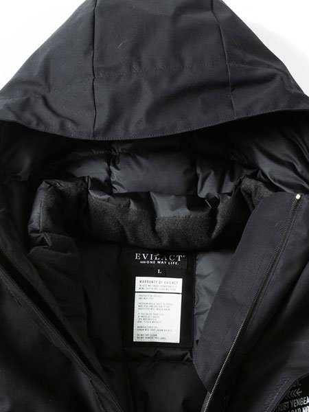 EVILACT】 LEVEL.7 JKT (3レイヤーナイロン ダウンジャケット) Black