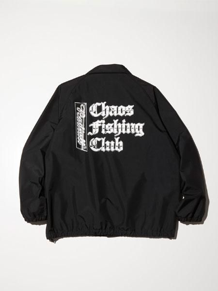 【RADIALL】×【CHAOS FISHING CLUB】 CHROME LETTERS - WINDBREAKER JACKET  (ナイロンコーチジャケット) Black - STORAGE STORE ストレイジストア 宮城県,仙台市,公式通販,セレクトショップ,通販