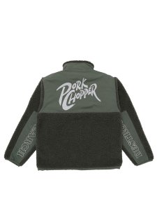 <img class='new_mark_img1' src='https://img.shop-pro.jp/img/new/icons43.gif' style='border:none;display:inline;margin:0px;padding:0px;width:auto;' />【PORKCHOP GARAGE SUPPLY】 BOA FLEECE STAND JKT (ボアフリース スタンドジャケット) Forest Green