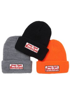 <img class='new_mark_img1' src='https://img.shop-pro.jp/img/new/icons1.gif' style='border:none;display:inline;margin:0px;padding:0px;width:auto;' />【PORKCHOP GARAGE SUPPLY】 O.E.KNIT CAP (ワッペン ニットキャップ) 
