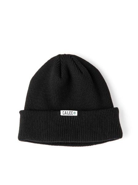 CALEE】 COOL MAX KNIT CAP (ニットキャップ) Black - STORAGE STORE