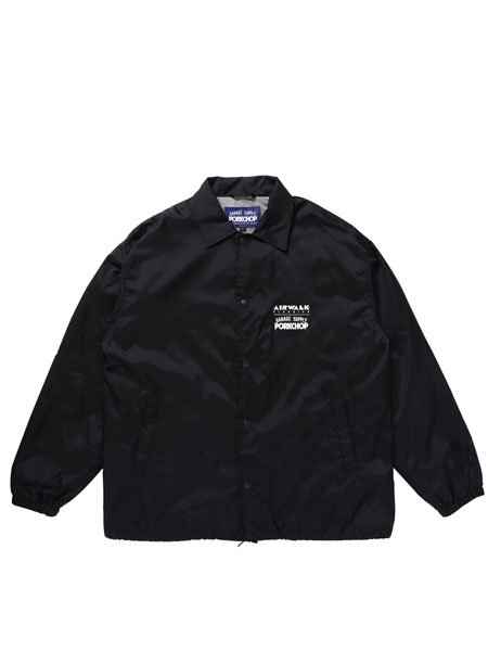 PORKCHOP GARAGE SUPPLY 】×【 AIRWALK 】 AP TRIANGLE COACH JKT ( コーチジャケット )  Black - STORAGE STORE ストレイジストア 宮城県,仙台市,公式通販,セレクトショップ,通販