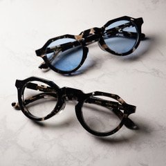 【 EVILACT EYEWEAR 】 ROYAL ( クラウンパントゥタイプ グラッシーズ ) Blue Clear×Color  Photochromic Smoke Lens, - STORAGE STORE ストレイジストア 宮城県,仙台市,公式通販,セレクトショップ,通販