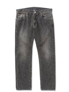 <img class='new_mark_img1' src='https://img.shop-pro.jp/img/new/icons1.gif' style='border:none;display:inline;margin:0px;padding:0px;width:auto;' />【CALEE】 VINTAGE REPRODUCT TAPERED DENIM PANTS ＜UB＞ (テーパードデニムパンツ) Used Black