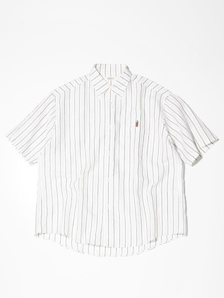 【RADIALL】 CHARMS - B.D. COLLARED SHIRT S/S (S/S ボタンダウンシャツ) White - STORAGE  STORE ストレイジストア 宮城県,仙台市,公式通販,セレクトショップ,通販