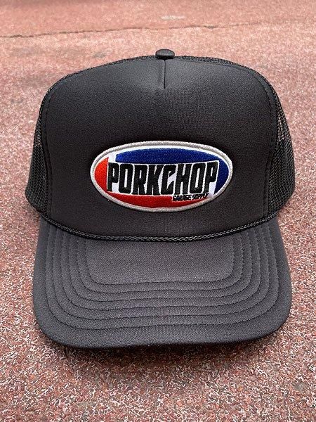 PORKCHOP GARAGE SUPPLY - 2nd OVAL MESH CAP (GREEN