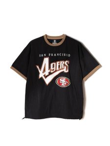 <img class='new_mark_img1' src='https://img.shop-pro.jp/img/new/icons1.gif' style='border:none;display:inline;margin:0px;padding:0px;width:auto;' /> CALEE    NFL  49ERS S/S NYLON GAME SH ( S/S ʥ ॷ ) Black