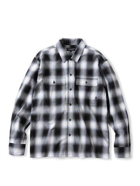 EVILACT 】 OMBLE SHIRT ( L/S オンブレチェックシャツ ) Black - STORAGE STORE ストレイジストア 宮城県,仙台市,公式通販,セレクトショップ,通販 EVILACT 】 OMBLE SHIRT ( L/S オンブレチェックシャツ ) Black - STORAGE STORE ストレイジストア 宮城県,仙台市,公式通販,セレクトショップ,通販