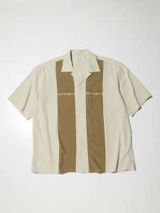 <img class='new_mark_img1' src='https://img.shop-pro.jp/img/new/icons1.gif' style='border:none;display:inline;margin:0px;padding:0px;width:auto;' /> RADIALL  FLEETLINE FRIDAY - OPEN COLLARED SHIRT S/S ( S/S ץ󥫥顼 졼  ) Root BeerOff White