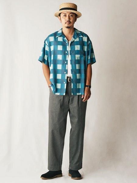 ALONE レーヨンチェックシャツ　サイズ4 8078000232136_3.jpg?v=
