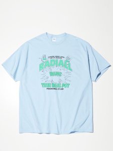 <img class='new_mark_img1' src='https://img.shop-pro.jp/img/new/icons1.gif' style='border:none;display:inline;margin:0px;padding:0px;width:auto;' /> RADIALL  TRUE DEAL POT - CREW NECK T-SHIRT S/S ( S/S ץ T ) Sky Blue