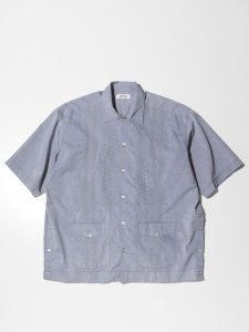 <img class='new_mark_img1' src='https://img.shop-pro.jp/img/new/icons1.gif' style='border:none;display:inline;margin:0px;padding:0px;width:auto;' /> RADIALL  CUBA - OPEN COLLARED SHIRT S/S ( S/S 塼Х ) Gray