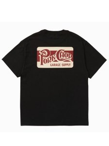 <img class='new_mark_img1' src='https://img.shop-pro.jp/img/new/icons43.gif' style='border:none;display:inline;margin:0px;padding:0px;width:auto;' /> PORKCHOP GARAGE SUPPLY  SQUARE LOGO TEE ( S/S ץ T ) Black