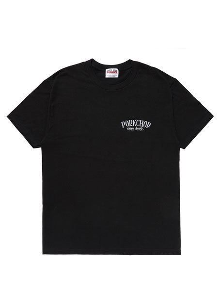 PORKCHOP GARAGE SUPPLY 】 PORK BACK TEE ( S/S プリント Tシャツ ) Black - STORAGE  STORE ストレイジストア 宮城県,仙台市,公式通販,セレクトショップ,通販