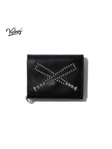 <img class='new_mark_img1' src='https://img.shop-pro.jp/img/new/icons43.gif' style='border:none;display:inline;margin:0px;padding:0px;width:auto;' /> CALEE ۡߡ KEBOZ  STUDS LEATHER MULTI WALLET ( 쥶 ޥ å ) Black