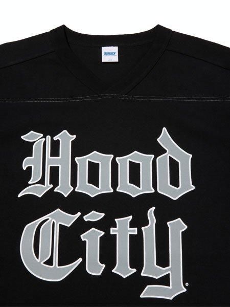 RADIALL HOOD CITY - FOOTBALL T-SHIRT CROPPED SLEEVE