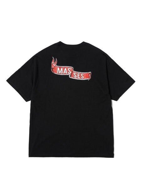 PORKCHOP GARAGE SUPPLY 】×【 MASSES 】 FLYING WEEL P ( S/S プリント Tシャツ ) Black -  STORAGE STORE ストレイジストア 宮城県,仙台市,公式通販,セレクトショップ,通販