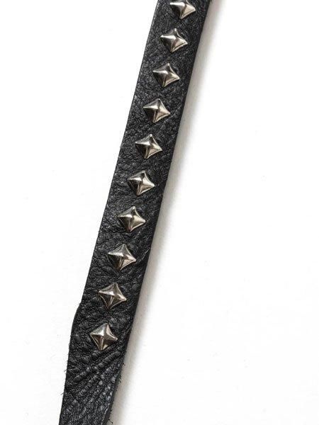 小物 STUDS & KNITTING LEATHER LONG KEY RING CALEE 】 STUDS & KNITTING LEATHER LONG KEY RING ( スタッズ