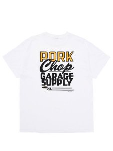 <img class='new_mark_img1' src='https://img.shop-pro.jp/img/new/icons1.gif' style='border:none;display:inline;margin:0px;padding:0px;width:auto;' /> PORKCHOP GARAGE SUPPLY  MASA SCULP TEE B ( S/S ץ T ) White