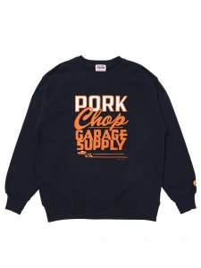 <img class='new_mark_img1' src='https://img.shop-pro.jp/img/new/icons1.gif' style='border:none;display:inline;margin:0px;padding:0px;width:auto;' /> PORKCHOP GARAGE SUPPLY  MASA SCULP SWEAT B ( 롼ͥå å ) Navy