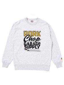 <img class='new_mark_img1' src='https://img.shop-pro.jp/img/new/icons1.gif' style='border:none;display:inline;margin:0px;padding:0px;width:auto;' /> PORKCHOP GARAGE SUPPLY  MASA SCULP SWEAT B ( 롼ͥå å ) Ash