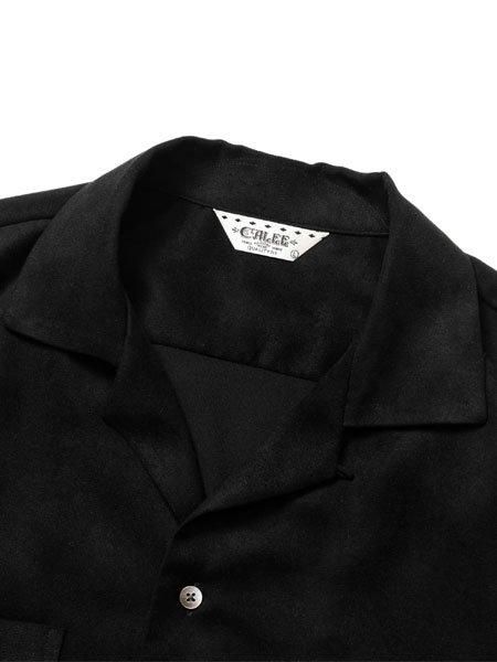 24AW【新品未使用】 CALEE キャリー　フェイクスエードL/Sシャツ キャリー フェイク スウェード シャツ | CALEE FAUX SUEDE SH
