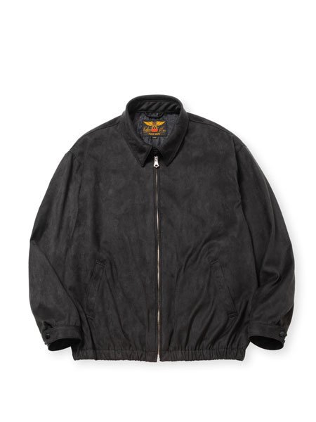 【 CALEE 】 FAUX SUEDE HARRINGTON JACKET ( フェイクスエード ハリントンタイプ ジャケット ) Black -  STORAGE STORE ストレイジストア 宮城県,仙台市,公式通販,セレクトショップ,通販