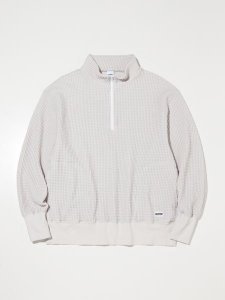 <img class='new_mark_img1' src='https://img.shop-pro.jp/img/new/icons1.gif' style='border:none;display:inline;margin:0px;padding:0px;width:auto;' /> RADIALL  BIG WAFFLE - HALF ZIP SWEATSHIRT L/S ( åե ϡեå å ) Snow White