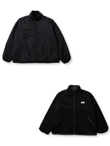 <img class='new_mark_img1' src='https://img.shop-pro.jp/img/new/icons1.gif' style='border:none;display:inline;margin:0px;padding:0px;width:auto;' /> CUTRATE  CUTRATE LOGO EMBROIDERY REVERSIBLE BOA JACKET ( С֥ ܥ 㥱å ) Black