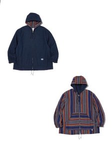 <img class='new_mark_img1' src='https://img.shop-pro.jp/img/new/icons43.gif' style='border:none;display:inline;margin:0px;padding:0px;width:auto;' /> RADIALL  EL CAMINO - REVERSIBLE HOODIE JACKET ( С֥ ա 㥱å ) Indigo