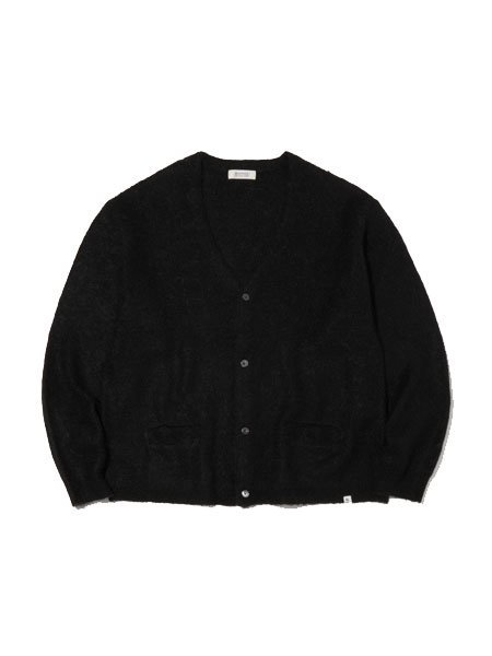 【 RADIALL 】 ERCOL - CARDIGAN SWEATER L/S (モヘアカーディガン) Black - STORAGE STORE  ストレイジストア 宮城県,仙台市,公式通販,セレクトショップ,通販