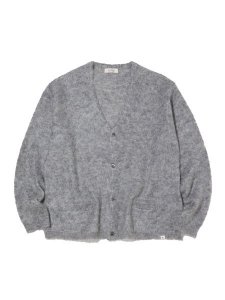 <img class='new_mark_img1' src='https://img.shop-pro.jp/img/new/icons1.gif' style='border:none;display:inline;margin:0px;padding:0px;width:auto;' /> RADIALL  ERCOL - CARDIGAN SWEATER L/S (إǥ) Ice Gray