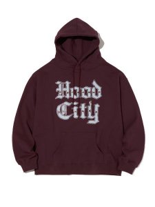 <img class='new_mark_img1' src='https://img.shop-pro.jp/img/new/icons1.gif' style='border:none;display:inline;margin:0px;padding:0px;width:auto;' /> RADIALL  CHROME CITY - HOODIE SWEATSHIRT L/S ( ץ륪С ѡ ) Burgundy