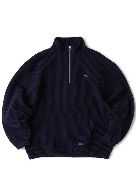 F.A.T. 】 QUILHALF ( キルティング ハーフジップ スウェット