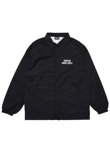 【 PORKCHOP GARAGE SUPPLY 】 BAR&SHIELD COACH JKT ( コーチジャケット ) Black -  STORAGE STORE ストレイジストア 宮城県,仙台市,公式通販,セレクトショップ,通販