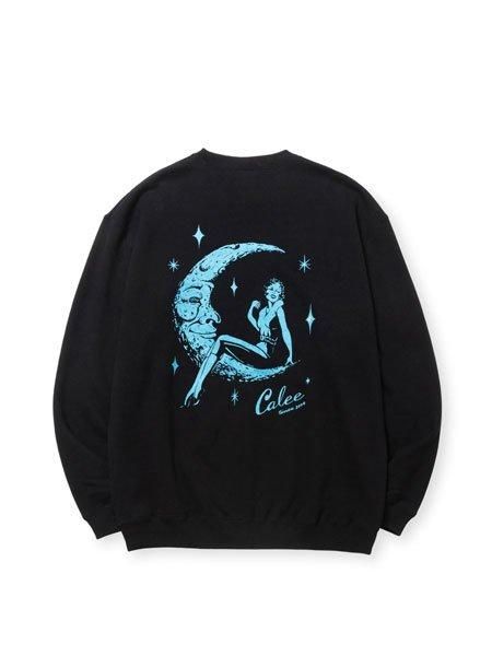 トップス CALEE SYNDICATE RETRO GIRL CREW NECK SW CALEE 】 SYNDICATE RETRO GIRL CREW NECK SW ＜NATURALLY PAINT