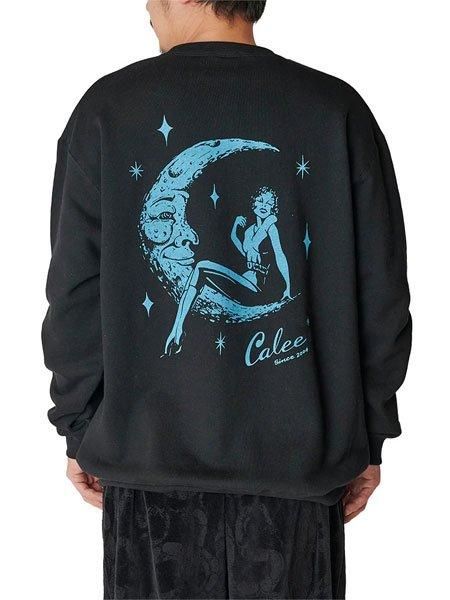 トップス CALEE SYNDICATE RETRO GIRL CREW NECK SW CALEE 】 SYNDICATE RETRO GIRL CREW NECK SW ＜NATURALLY PAINT