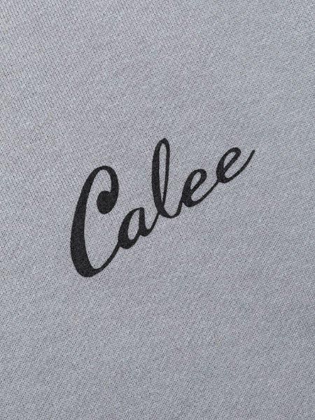 CALEE 】 SYNDICATE RETRO GIRL CREW NECK SW ＜NATURALLY PAINT