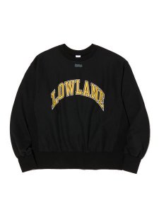 <img class='new_mark_img1' src='https://img.shop-pro.jp/img/new/icons43.gif' style='border:none;display:inline;margin:0px;padding:0px;width:auto;' /> RADIALL  LOWLANE - CREW NECK SWEATSHIRT L/S ( 롼ͥå å ) Black