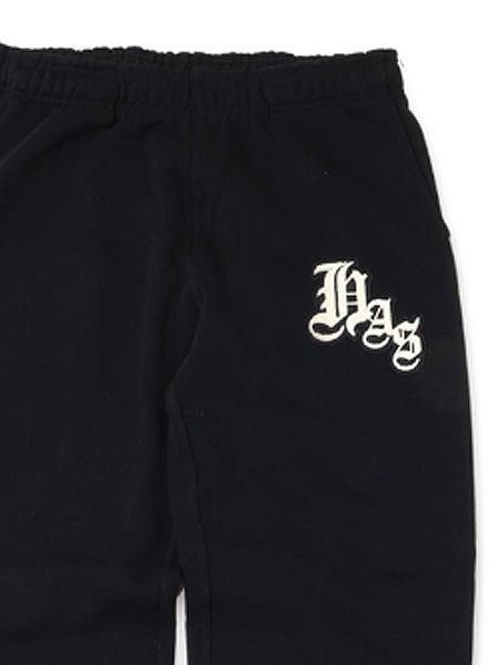 HIDE AND SEEK 】 HAS Sweat Pant ( スウェット パンツ ) Black
