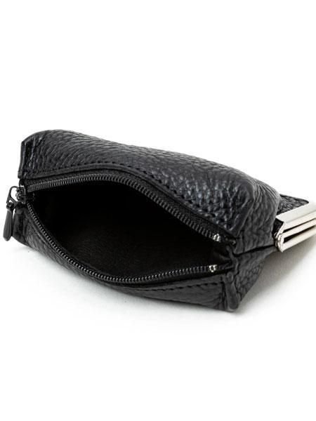 CALEE がま口ウォレット　財布 CALEE - STUDS LEATHER INTERNAL FLEX FRAME TYPE MULTI WALLET
